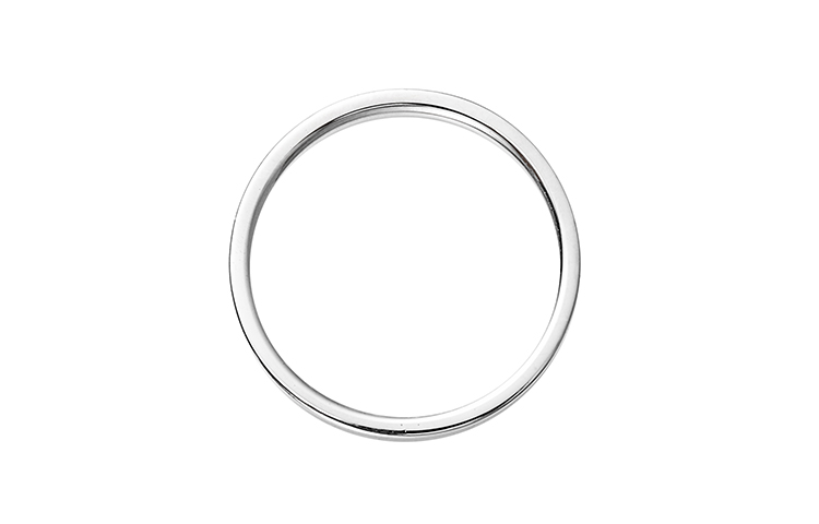 Tiffany & Co. Platinum Logo Alphabet Ring Unisex Couple's Edition. GRP02279 圖 4