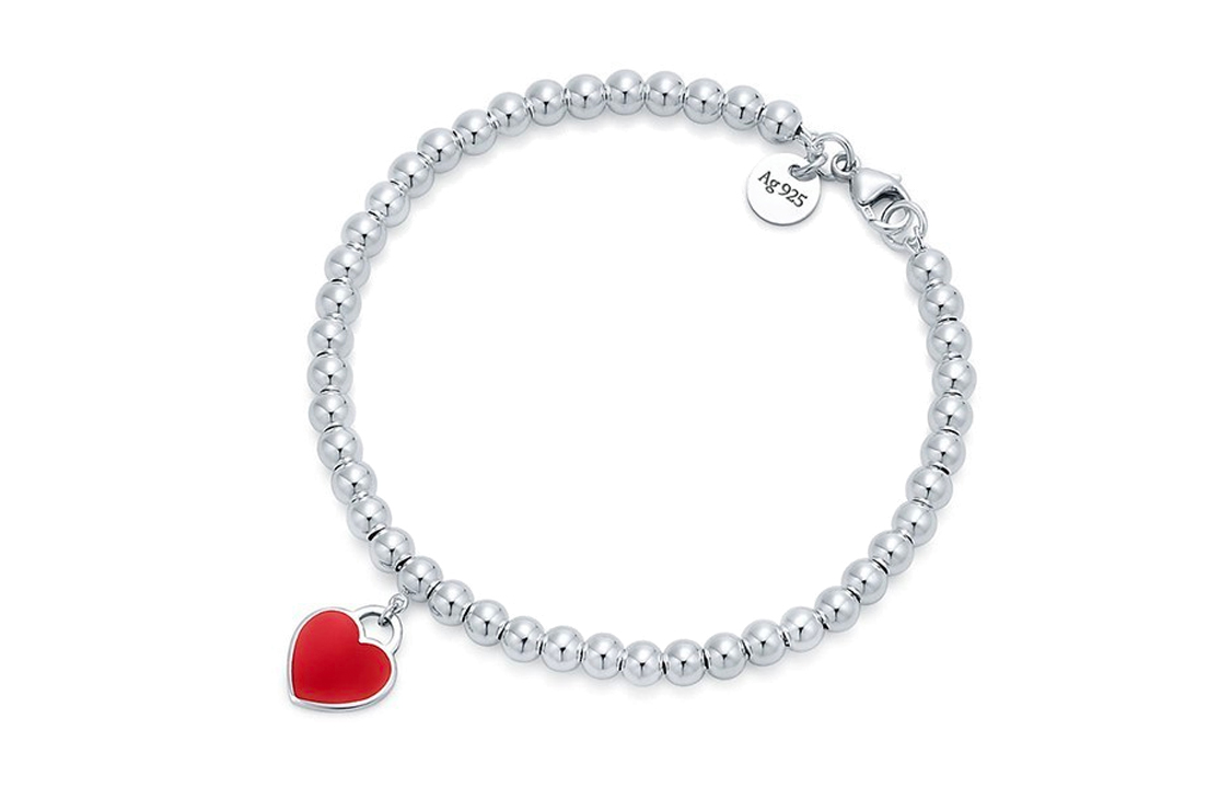 TIFFANY & CO. Return to Tiffany 925 Silver Heart Bracelet in Silver. 61941770