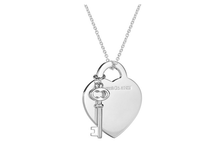 TIFFANY & CO. Return to Tiffany Heart Key Pendant 925 Silver Necklace Unisex 26909686 圖 3