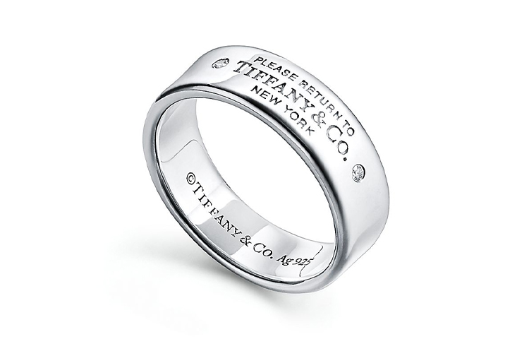 TIFFANY & CO. Return to Tiffany Silver Couple Ring Unisex Silver 68175240