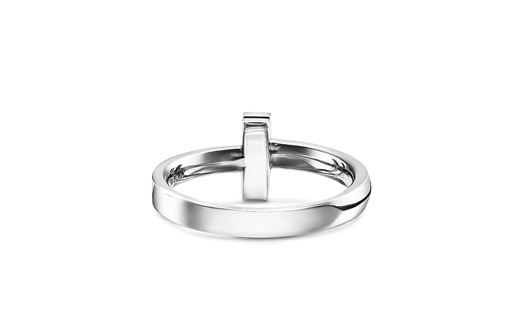 Lookbook Tiffany & Co. Anillo Pareja Unisex Oro Blanco 18K Diseño Shape - Plata 69278191