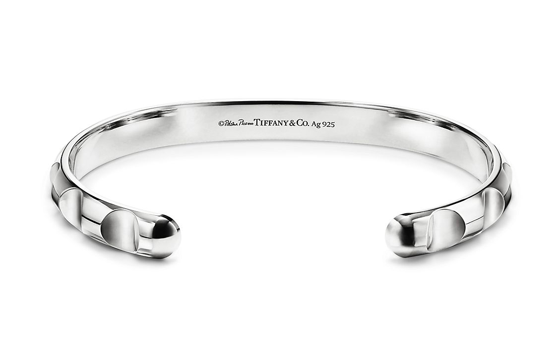 Shop 蒂芙尼銀手鍊 - 時尚幾何設計 60021885