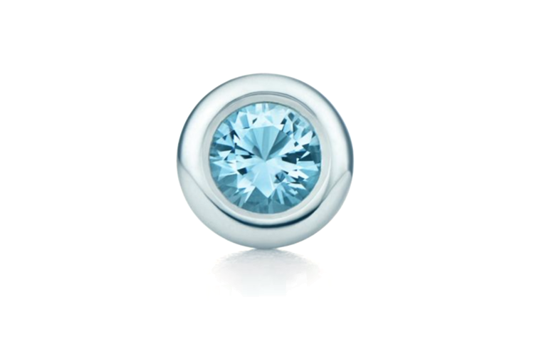 Lookbook TIFFANY & CO. 銀色海藍寶石耳環 中性情侶飾品 60017606