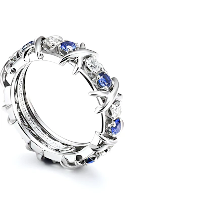 蒂芙尼银钻戒情侣款式男女通用设计. 60127487 Buy 蒂芙尼银钻戒情侣款式男女通用设计. 60127487