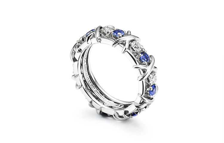 Order 蒂芙尼银钻戒情侣款式男女通用设计. 60127487