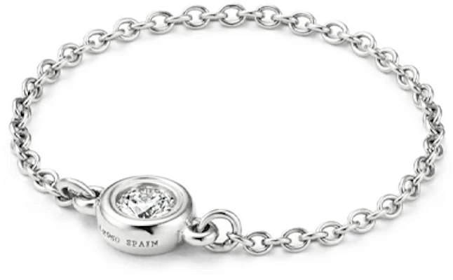 Cincin Berlian Bulat Perak Tiffany & Co. Unisex Desain Pasangan 60146867 Lookbook Cincin Berlian Bulat Perak Tiffany & Co. Unisex Desain Pasangan 60146867