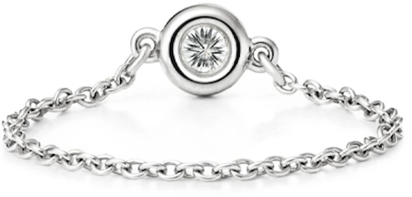 Cincin Berlian Bulat Perak Tiffany & Co. Unisex Desain Pasangan 60146867 Shop Cincin Berlian Bulat Perak Tiffany & Co. Unisex Desain Pasangan 60146867