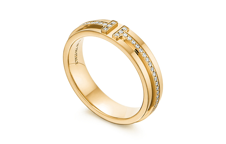 Lookbook Anillo TIFFANY & CO. T Series Oro 18K con Diamantes Estrecho GRP09677