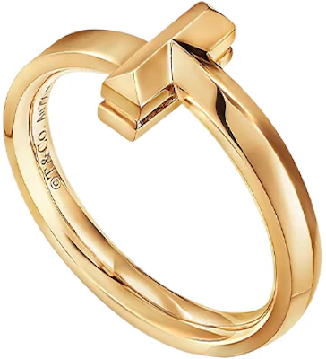 TIFFANY & CO. T Series 18K Gold Ring - Unisex Couple Fashion Jewelry GRP11530 Lookbook TIFFANY & CO. T Series 18K Gold Ring - Unisex Couple Fashion Jewelry GRP11530
