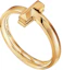 Lookbook TIFFANY & CO. T Series 18K Gold Ring - Unisex Couple Fashion Jewelry GRP11530