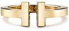 Lookbook TIFFANY & CO. T系列18K金方形戒指 情侶對戒 純金 GRP07779