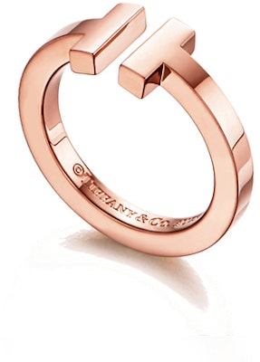 TIFFANY & CO. T 系列18K玫瑰金方形戒指 情侶款 男女適合 GRP07782 Order TIFFANY & CO. T 系列18K玫瑰金方形戒指 情侶款 男女適合 GRP07782