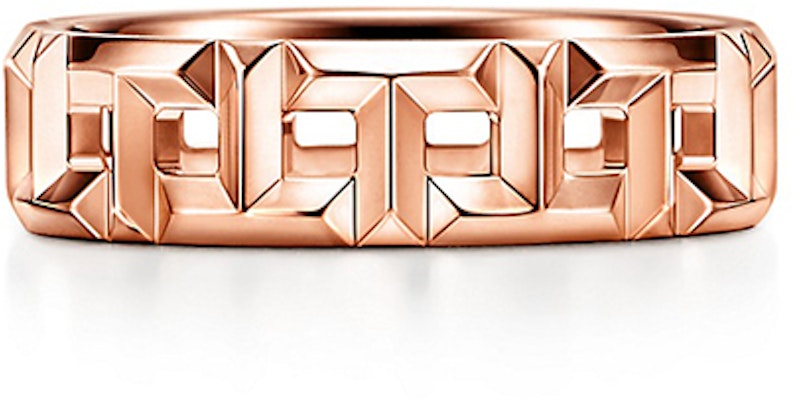 Tiffany & Co. T 系列 18K 玫瑰金寬版戒指 情侶對戒首飾 GRP10610 Order Tiffany & Co. T 系列 18K 玫瑰金寬版戒指 情侶對戒首飾 GRP10610