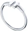 Buy Tiffany & Co. T Series Cincin Emas Putih 18K Unisex Cincin Pasangan Emas 18K GRP07762