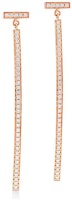 Tiffany & Co. T Series Full Diamond Bar Earrings 18K Rose Gold 62271817 Tiffany & Co. T Series Full Diamond Bar Earrings 18K Rose Gold 62271817
