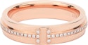 Order TIFFANY & CO. T系列窄版18K玫瑰金鑽石戒指 中性情侶款式 GRP09678