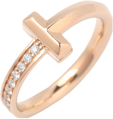Cincin Tiffany & Co. T Series Narrow Diamond Rekaan Unisex untuk Pasangan. GRP11292 Lookbook Cincin Tiffany & Co. T Series Narrow Diamond Rekaan Unisex untuk Pasangan. GRP11292
