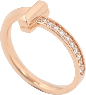 Cincin Tiffany & Co. T Series Narrow Diamond Rekaan Unisex untuk Pasangan. GRP11292 Shop Cincin Tiffany & Co. T Series Narrow Diamond Rekaan Unisex untuk Pasangan. GRP11292