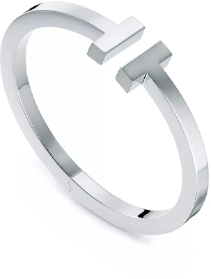 Tiffany & Co. T 系列方形銀手鐲 情侶男女通用銀飾 60012321 Buy Tiffany & Co. T 系列方形銀手鐲 情侶男女通用銀飾 60012321