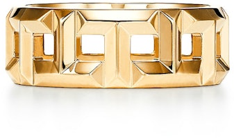 Tiffany & Co. T Series True 8mm 18k Gold Ring Unisex Couple Design. GRP11178 Tiffany & Co. T Series True 8mm 18k Gold Ring Unisex Couple Design. GRP11178