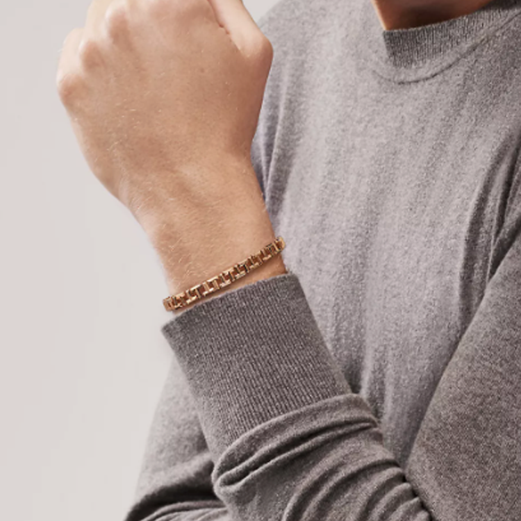 TIFFANY & CO. T Series True Narrow 18K Rose Gold Bracelet for Men. 62996501 圖 5