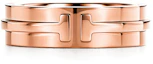 Order 티파니앤코 T 시리즈 와이드 5.5mm 18K 로즈 골드 남성 반지. GRP09007