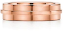 Shop 티파니앤코 T 시리즈 와이드 5.5mm 18K 로즈 골드 남성 반지. GRP09007
