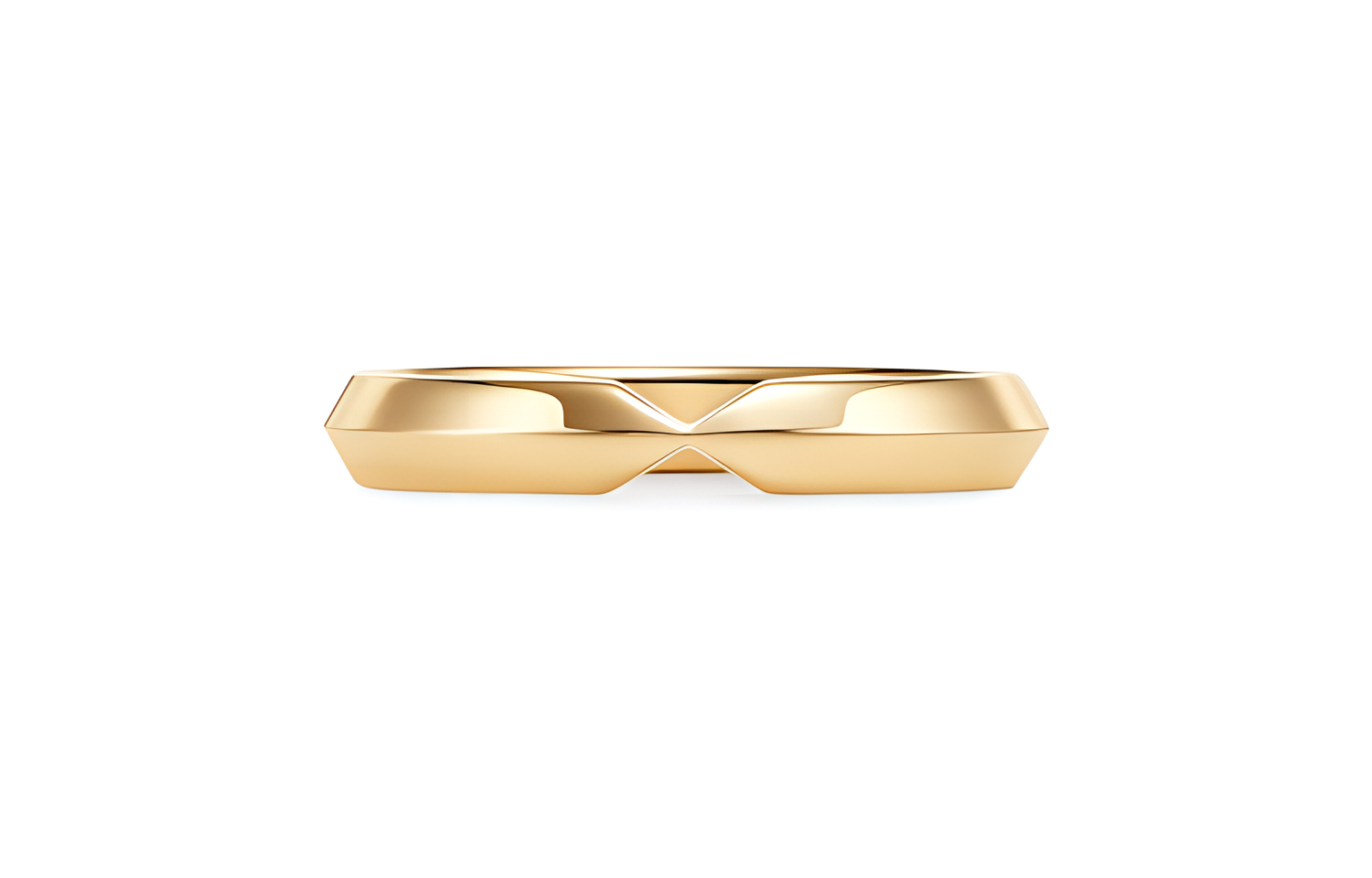 Tiffany & Co. The Tiffany® Setting Narrow Band Ring 18K Gold 3mm GRP11076