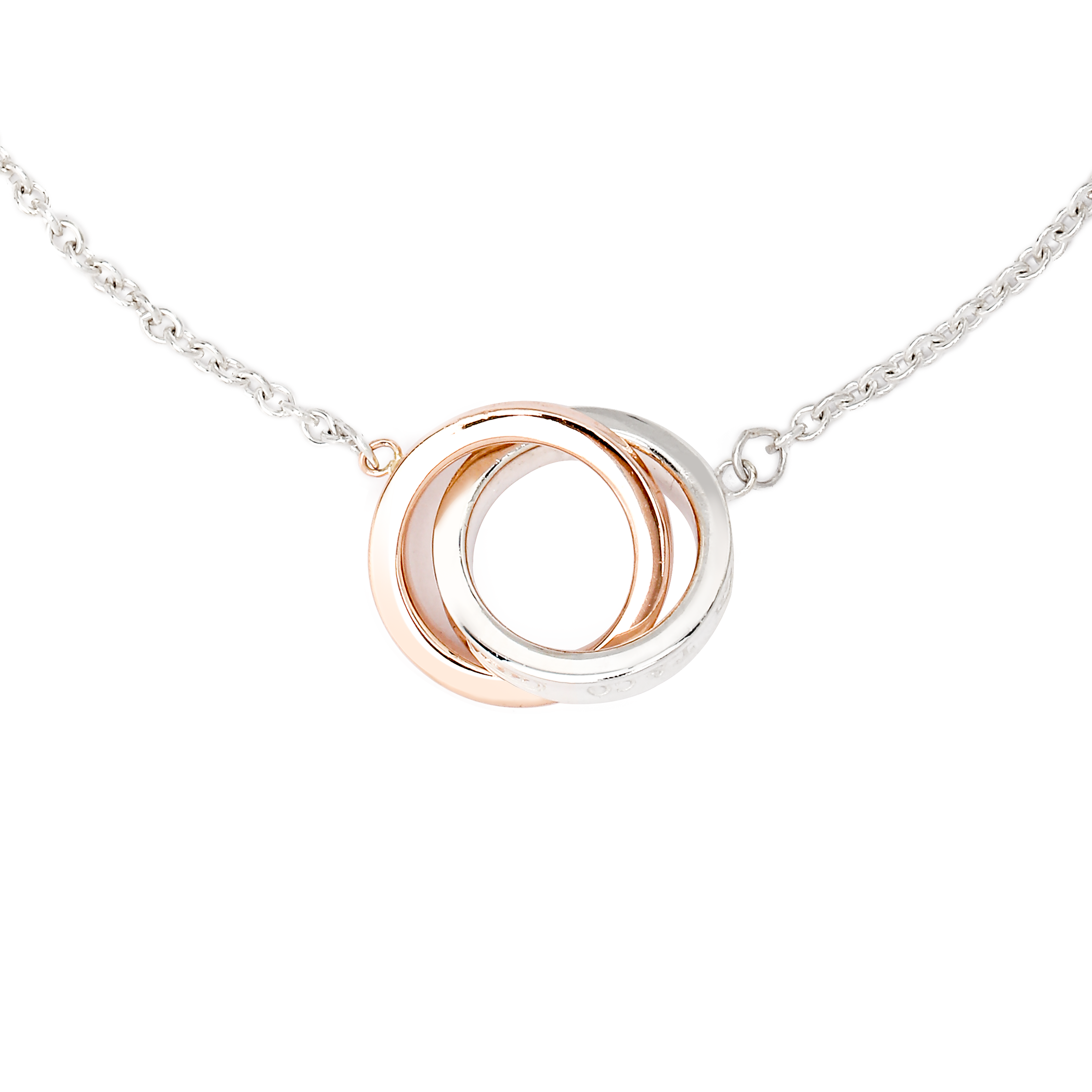 Tiffany & Co. Tiffany 1837 Interlocking Circle Silver Bracelet Unisex Silver. 37088412 圖 3