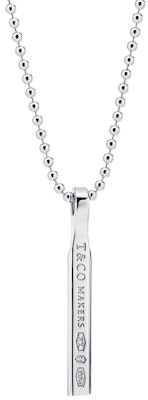 Tiffany & Co. 1837系列男性純銀長條吊墜項鍊 63448516 Order Tiffany & Co. 1837系列男性純銀長條吊墜項鍊 63448516