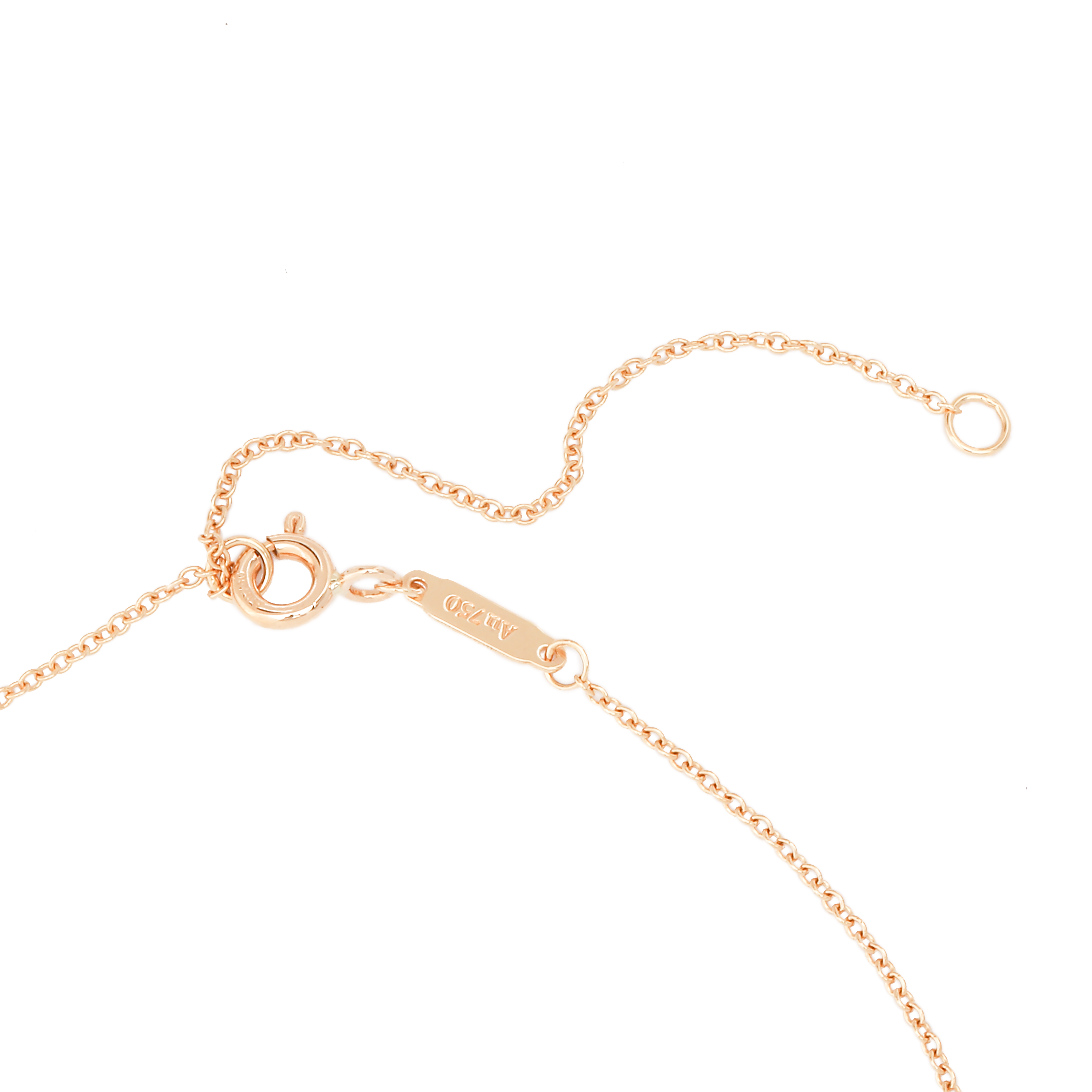 Tiffany & Co. Tiffany 18K Gold Infinity Symbol Mini Necklace Yellow 37955434 圖 4