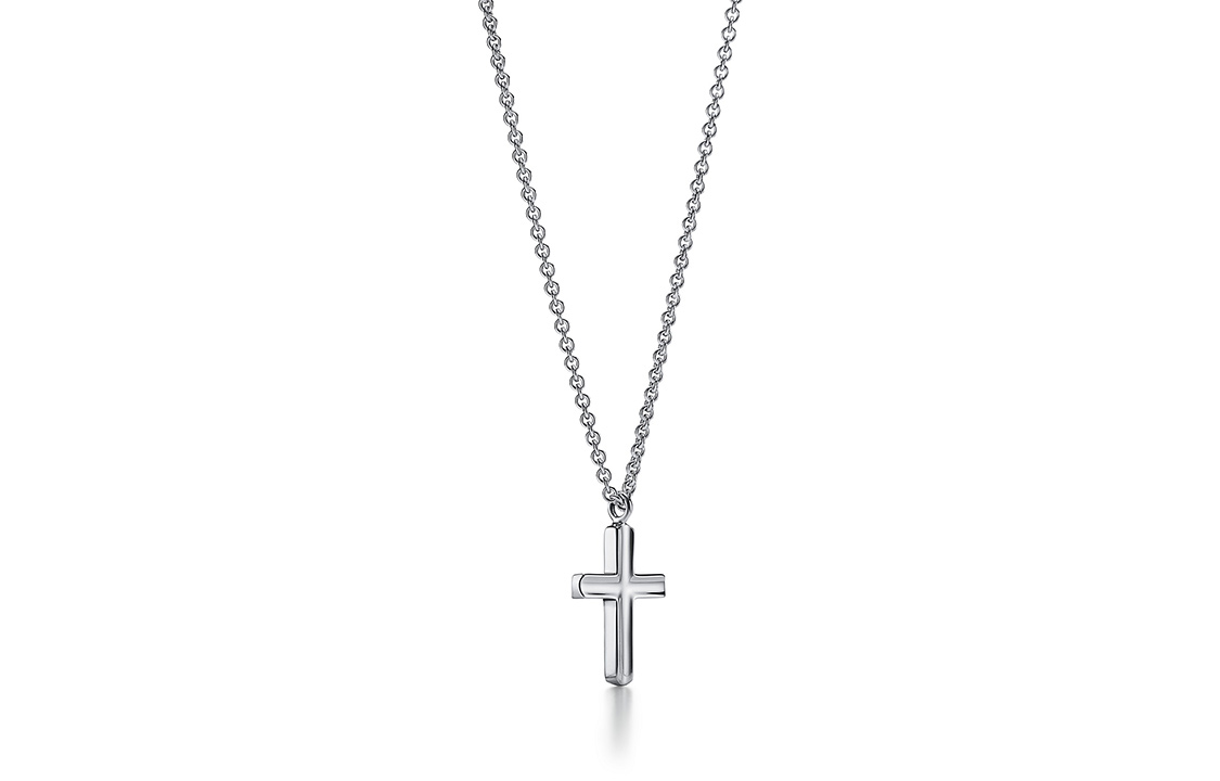 Tiffany & Co. Tiffany Concave Silver Cross Necklace for Men 21344273 圖 3