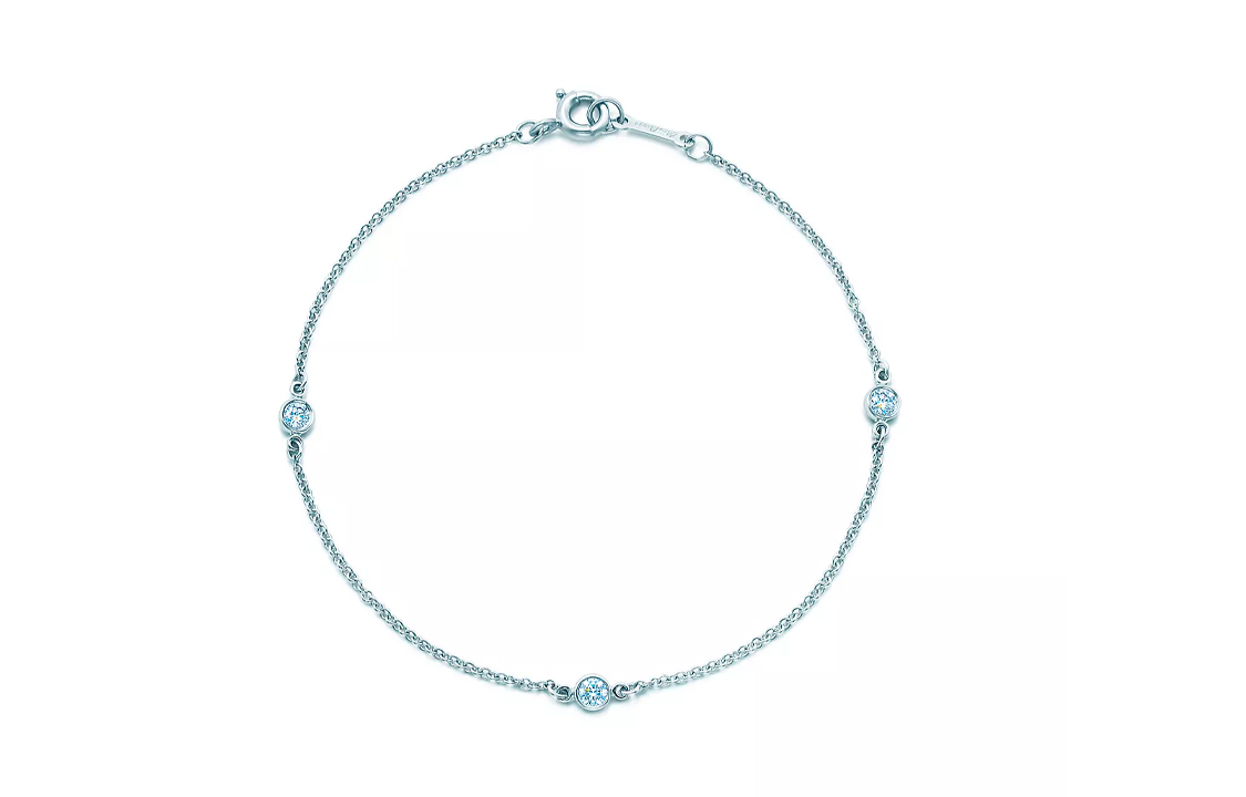 Tiffany & Co. Tiffany Elsa Peretti Platinum Diamond Bracelet in White Gold. 12535589