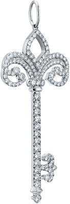 티파니앤코 티파니 키 플래티넘 다이아몬드 아이리스 플라워 키 펜던트 미디움 60660042 Buy 티파니앤코 티파니 키 플래티넘 다이아몬드 아이리스 플라워 키 펜던트 미디움 60660042