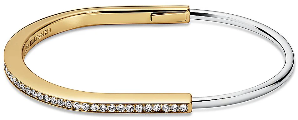 tiffany-and-co-tiffany-lock-18-k-gold-bracelet-unisex-couple-design-gold-74363539