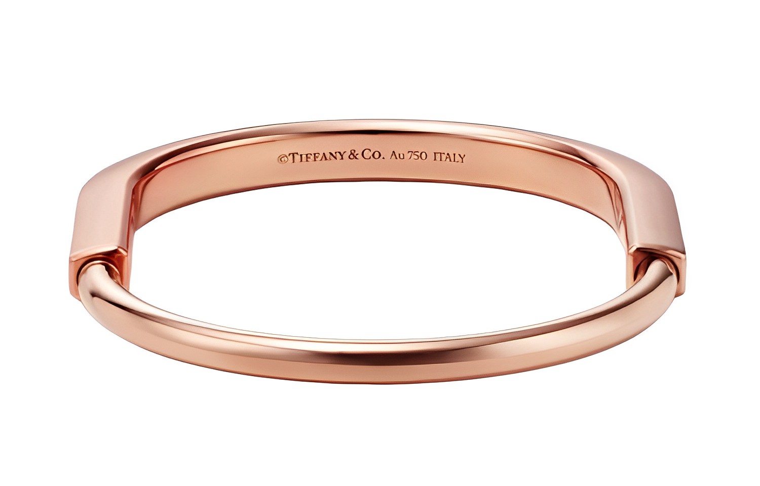 Purchase Tiffany & Co. Tiffany Lock 系列經典時尚男女玫瑰金手鍊 GRP12242