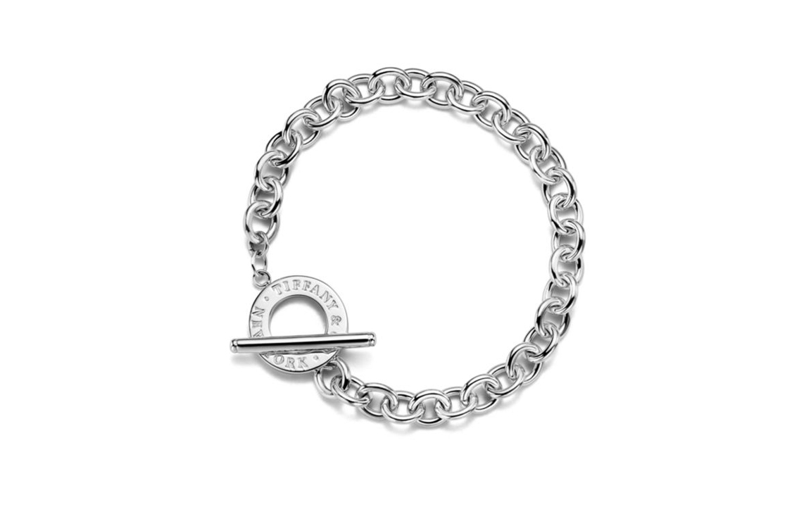 Tiffany & Co. Tiffany Stylish Silver Bracelet Unisex Couple Design - Trendy & Versatile. 60146655