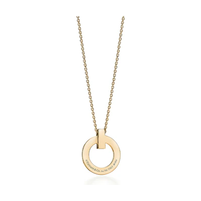 Tiffany & Co. Tiffany T1 Round Pendant Gold Necklace 68172217
