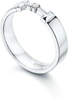 Tiffany & Co. Tiffany T Series True Sterling Silver Diamond Ring 4mm White Gold. GRP10808 Tiffany & Co. Tiffany T Series True Sterling Silver Diamond Ring 4mm White Gold. GRP10808