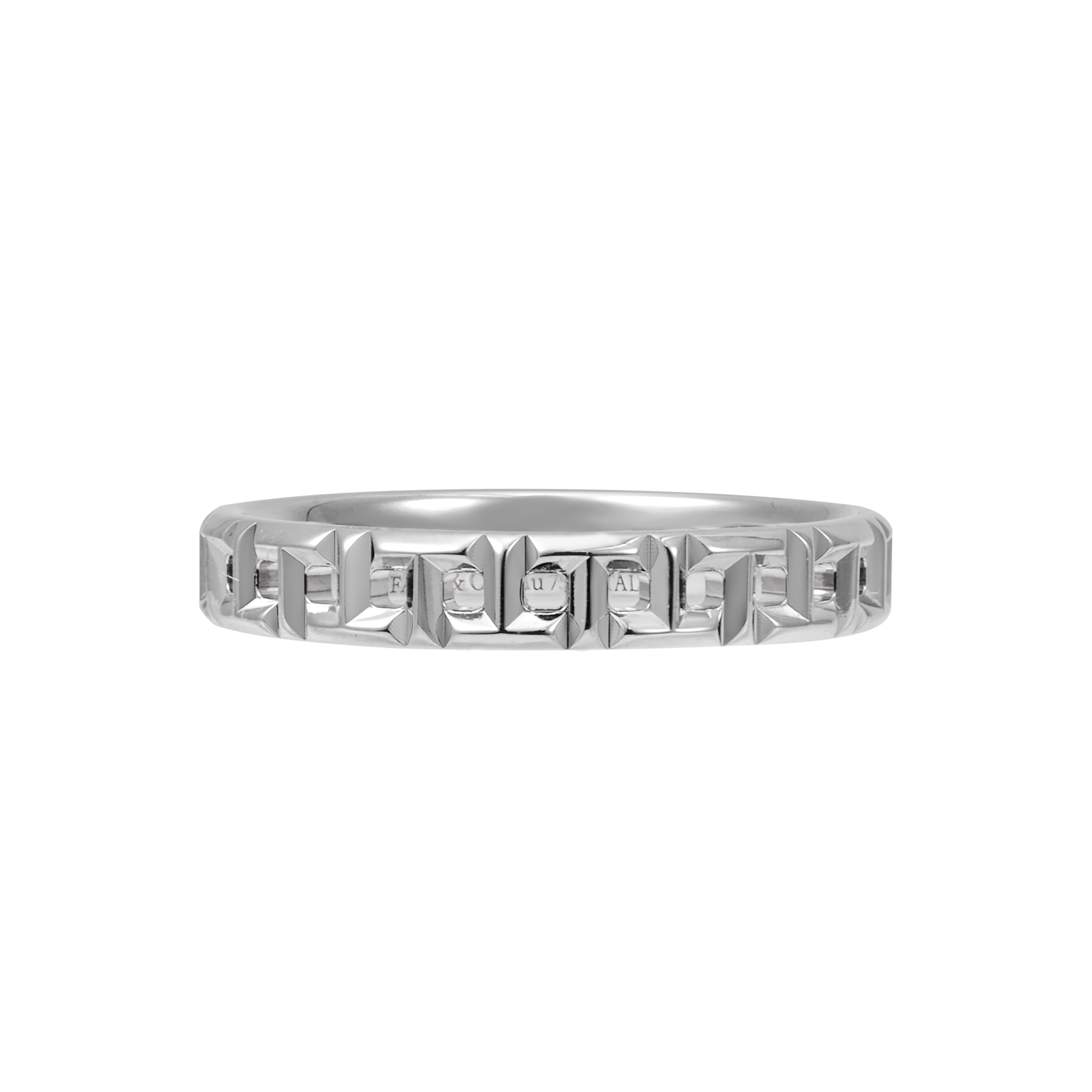 Tiffany & Co. Tiffany T True Narrow 18K White Gold Ring Unisex Couple's Edition GRP10579 圖 2