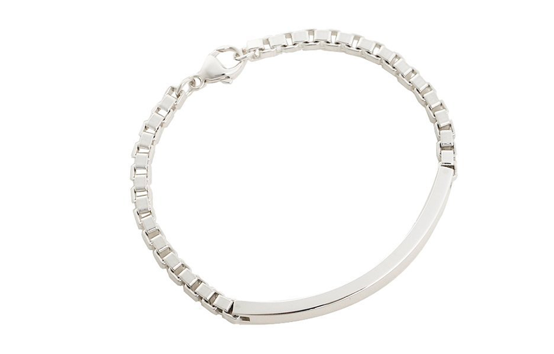 Tiffany & Co. Tiffany Venetian Link ID Bracelet Silver  Silver. GRP00447 圖 2