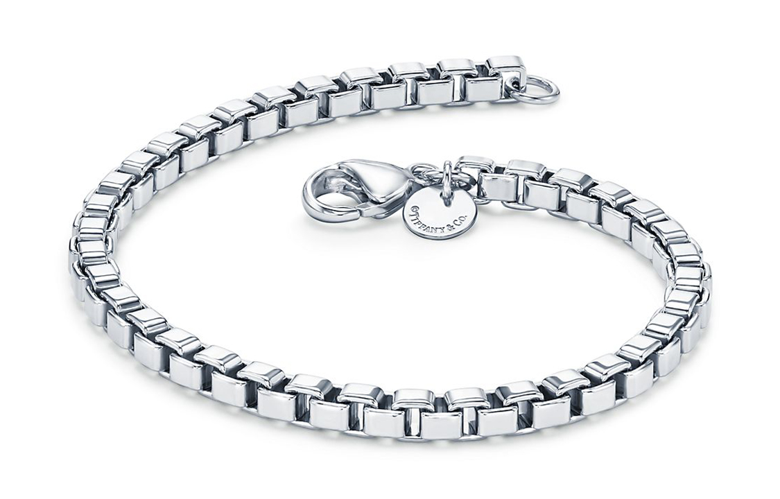 Lookbook TIFFANY & CO. 威尼斯链925银手链 情侣款男女通用 银色 60150727