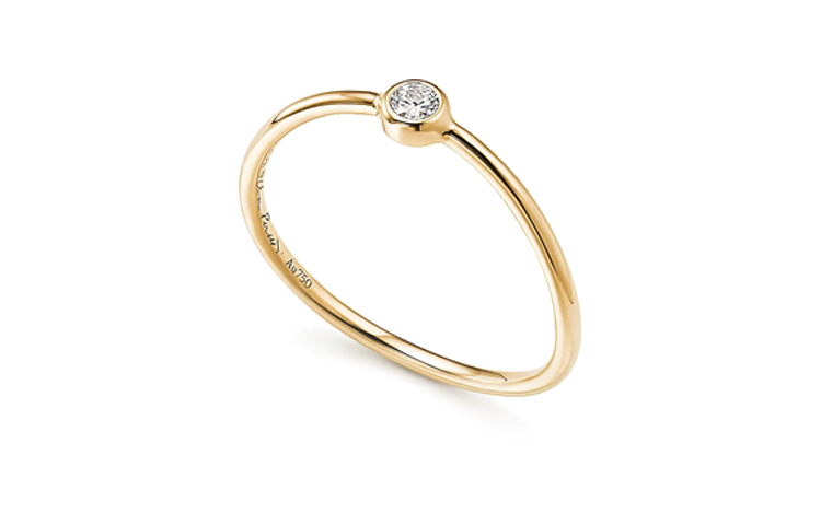 TIFFANY & CO. Wave 18k Gold Ring Unisex Couple Design Gold. 60016989 圖 3