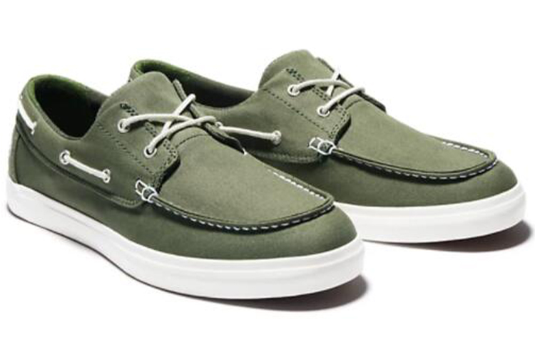 Order Timberland添柏嵐 2-Eye Boat 聯合碼頭 經典休閒板鞋 綠色