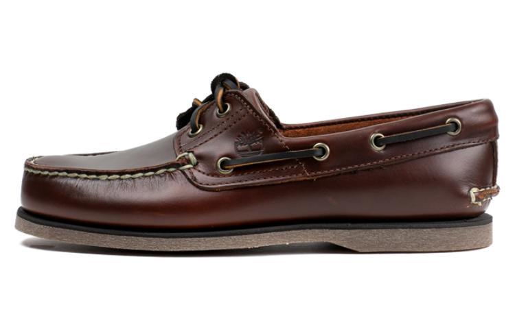Timberland 2-Eye Lug Handsewn Boat Shoe 'Brown' 25077W