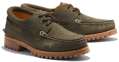Lookbook Timberland添柏嵐 3-眼錐 舒適耐磨運動休閒鞋 亞麻綠