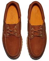 Shop Timberland 添柏岚 3-Eye Lug 手縫耐磨舒適運動休閒鞋 咖啡棕