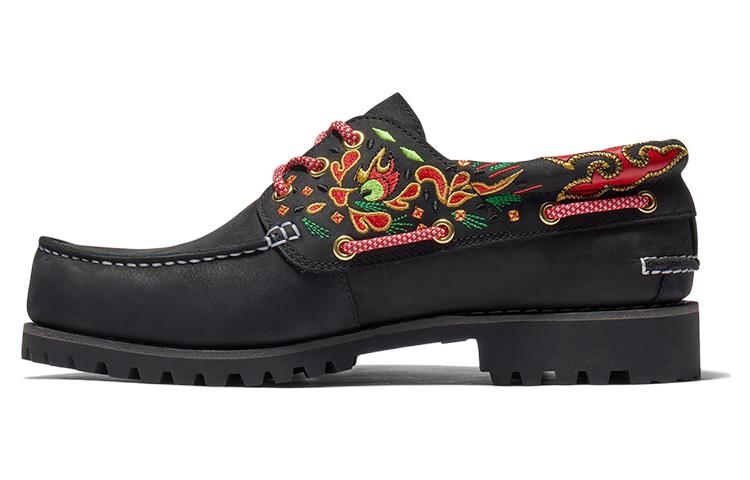Timberland 3-Holes Boot Shoes x CLOT 'Black' A5Z1HW