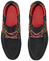 Shop CLOT x Timberland添柏嵐 經典三孔帆船鞋 黑色