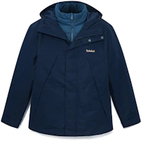 Timberland 3-in-1 Outdoor Waterproof Windproof Jacket Deep Sapphire Blue A41UB433 Timberland 3-in-1 Outdoor Waterproof Windproof Jacket Deep Sapphire Blue A41UB433